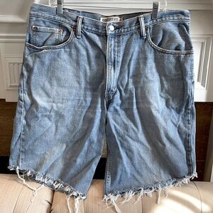 Y:  Men’s Levi’s 560 Homemade shorts